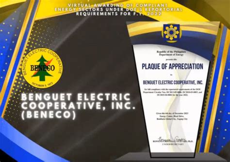 BENGUET ELECTRIC COOPERATIVE REQUIREMENTS FOR .